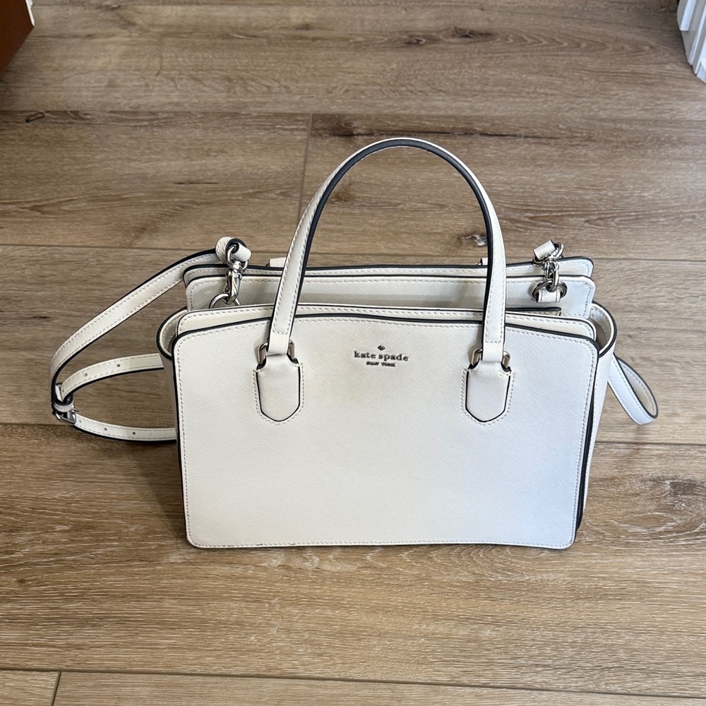 Kate Spade Cream Satchel Bag